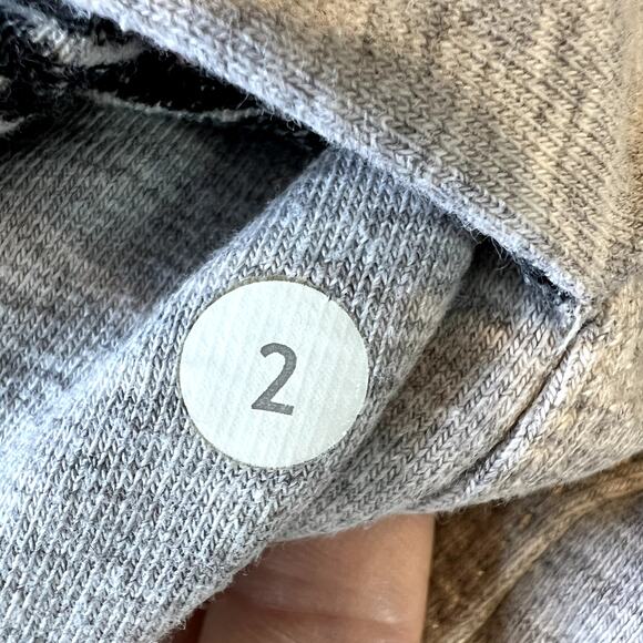 Lululemon Gratitude Wrap Jacket Heathered Grey Womens Size 2 - Picture 8 of 9
